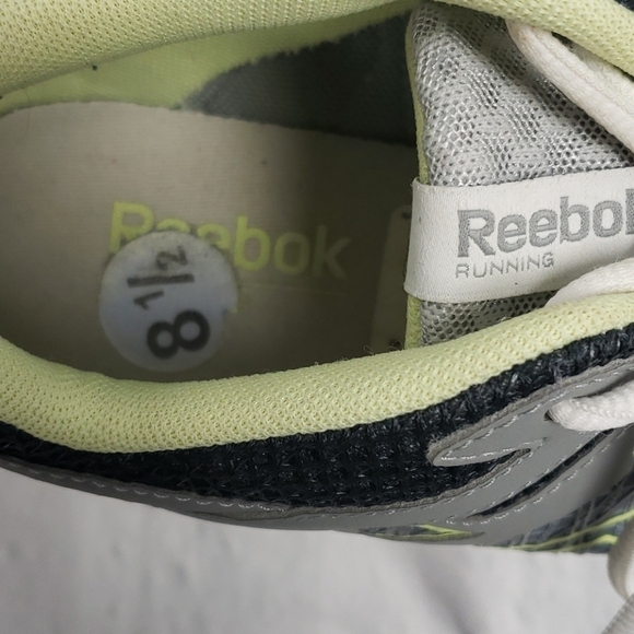 REEBOK Running 8 1/2D Grey & Yellow EUC - Picture 4 of 13
